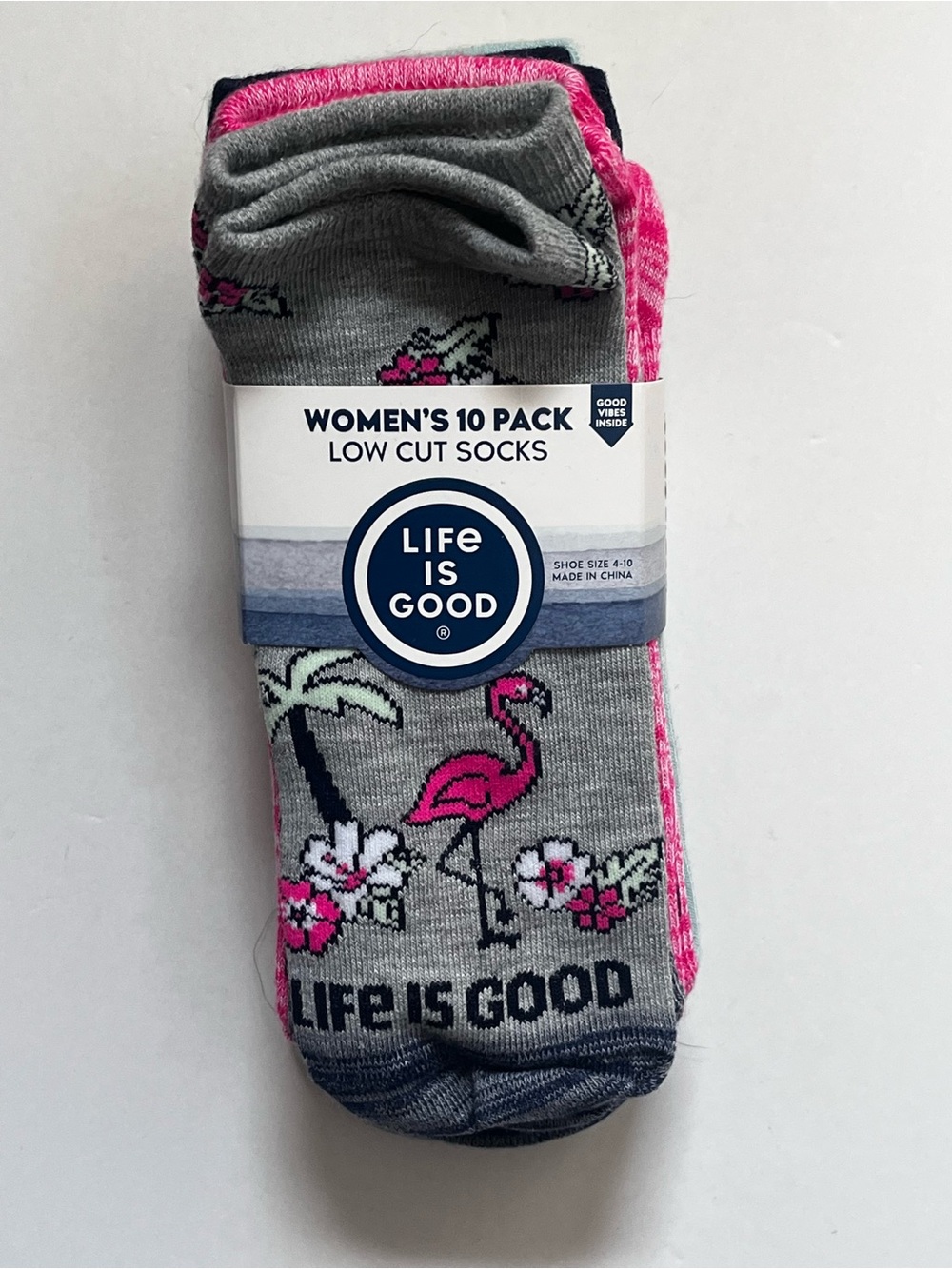 Life is Good low cut socks